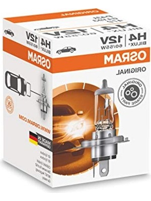 Cekar Store Osram Original Bılux H4 Halogen Light Car Light Made In Germany 60/55W