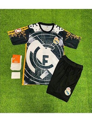 R.madridd 2024/25 Yeni Sezon Jude Bellingham Özel Konsept (Armalı) Çocuk Forması 4lü