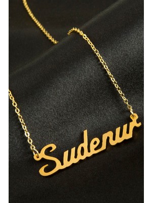 Zero Land Muratech Sudenur Isimli Kolye -Sarı