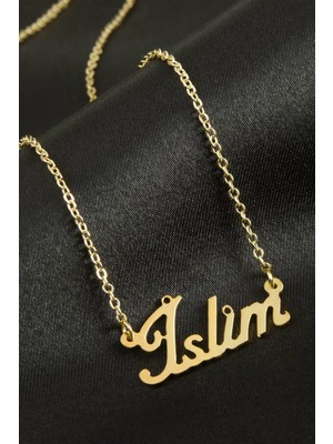 Zero Land Muratech Islim Isimli Kolye -Sarı