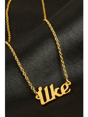 Zero Land Muratech Ilke Isimli Kolye -Sarı