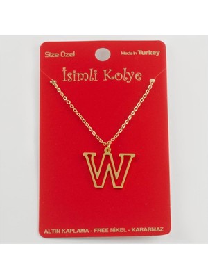 Zero Land Muratech Prinç Harfli Kolye-W