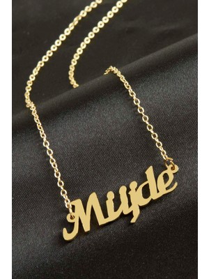 Zero Land Muratech Müjde Isimli Kolye -Sarı