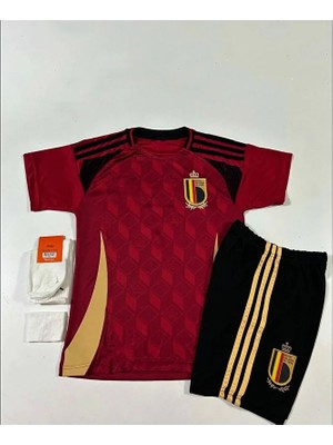 Belçika 2024/25 Yeni Sezon Isimsiz Çocuk Forması 4'lü Set