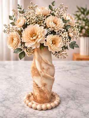 First Light Elegant Home – Büyük Çiçekli Vazo Dekoru