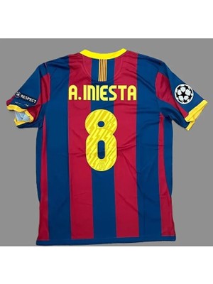 F.c B.a.r.c.e.l.o.n.a 2011 Şampiyonlar Ligi Finali Andrés Iniesta Nostalji Forması