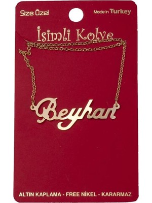 Zero Land Muratech Beyhan Isimli Kolye -Sarı