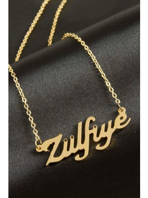 Zero Land Muratech Zülfiye Isimli Kolye -Sarı