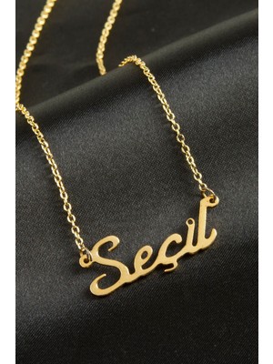 Zero Land Muratech Seçil Isimli Kolye -Sarı