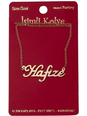 Zero Land Muratech Hafize Isimli Kolye -Sarı