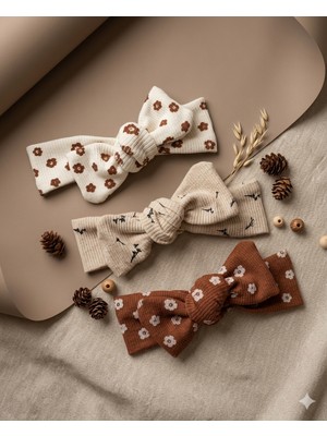 Baby Bakkal Bebek Bandana Seti (3 Adet) (0-12 Ay Arası Bebekler Için)