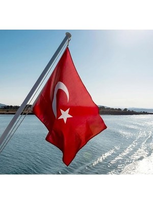 Premium Türk Bayrağı (60X90CM) - Nefes Alabilir 125GR Rashel Kumaş, Çift Dikişli, Sağlam Kulplu, Uv ve Solmaya Karşı Dayanıklı, Iç/dış Mekan Kullanımı (60X90CM)