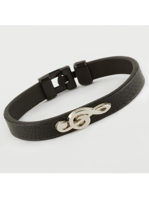 Zero Land Muratech Nota Kaliteli Suni Deri Bileklik-Siyah