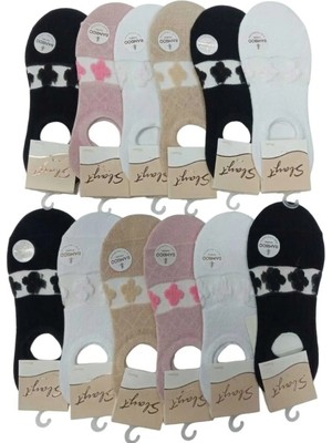 Street Beauty Bambu Sneaker Desen 6 Lı Paket