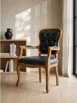Kleinhaus Furniture Bourbon Lükens Ayaklı Klasik Berjer