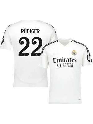 Antonio Rüdiger 2024-25 Yeni Sezonu Real Madrid Yetişkin Iç Saha Forması