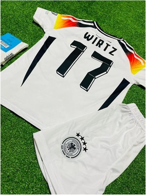 Almanya Euro 2024 Florian Wirtz Çocuk Forması 3'lü Set