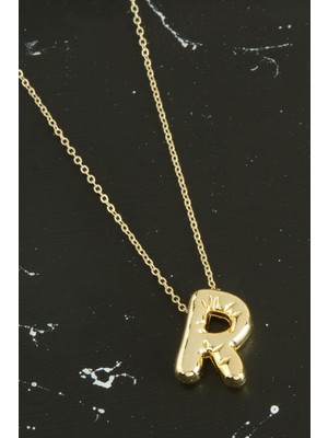 Zero Land Muratech R Harfli Balon Kolye-Sarı