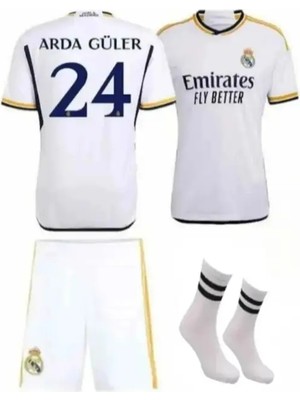 R.e.a.l.m.a.d.r.i.d 2023/24 Yeni Sezon Arda-G.üler Iç Saha Çocuk Forması 3'lü Set