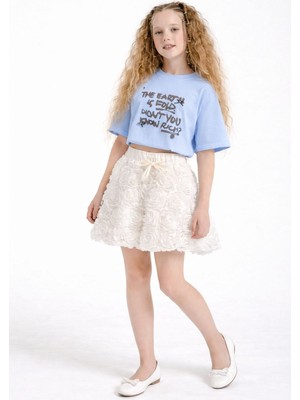 Loco Loco Kız Çocuk 8426 Süprem The Earth Tshirt