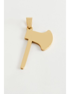 Zero Land Muratech Balta Çelik Kolye Ucu 4 Cm-Sarı