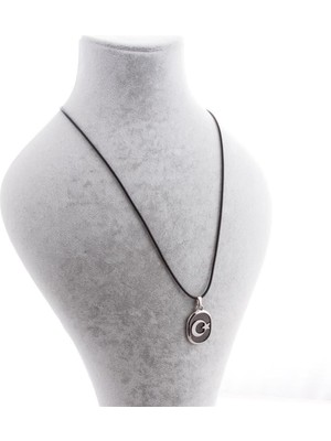 Zero Land Muratech Ay Yıldız Kolye-Gümüş Rengi