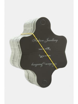 Zero Land Muratech Kelebek Kolye Kartı 200 Adet-Siyah