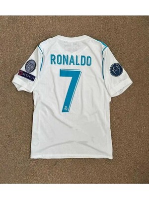 R.madridd 2018 Kiev Şampiyonlar Ligi Finali Cristiano Ronaldo Forması (Kısa)