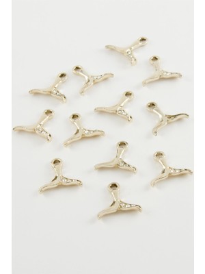 Zero Land Muratech At Taşlı Kolye Ucu Atı 1 Adet-Sarı