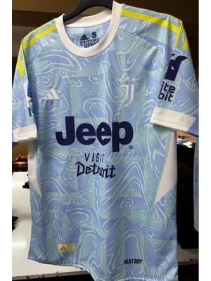 Juventus 2025-26 Yeni Sezon Isimsiz Deplasman Forması (Mavi)