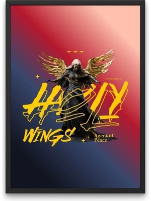 Altın Kanatlı Melek Posteri | Çerçevesiz