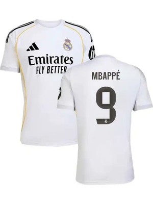 Real Madrid 2025-26 Yeni Sezon Kylian Mbappe Iç Saha Forması
