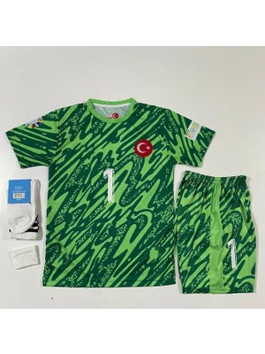 Türkiye Euro 2024 Mert Günok Kaleci Çocuk Forması 4'lü Set