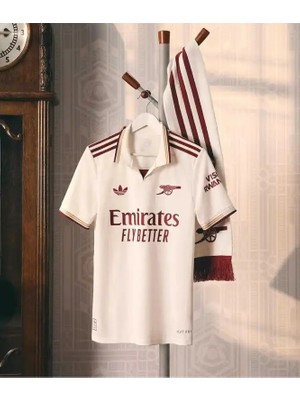 Arsenal 2025/26 Yeni Sezon Isimsiz Deplasman Forması (Beyaz)