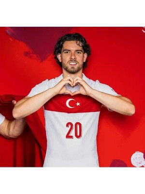 Türkiye Milli Takımı Euro 2024 F.e.r.d.i K.a.d.ı.o.ğ.l.u Forması (Beyaz)
