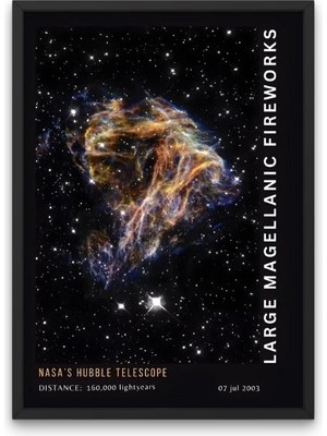 Büyük Macellan Havai Fişekleri Posteri | Çerçevesiz