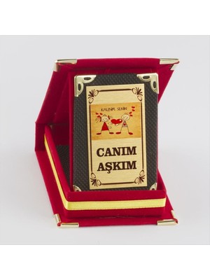 Zero Land Muratech Canım Aşkım Plaketi-Kırmızı