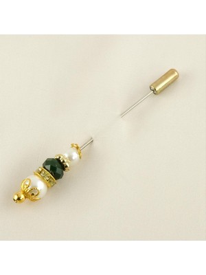 Zero Land Muratech 5 Adet Inci Kristal Şal Iğnesi-Renkli