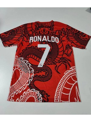 Real Madrid 2023/24 Yeni Sezon Cristiano Ronaldo Ejderha Motifli Özel Konsept Forması