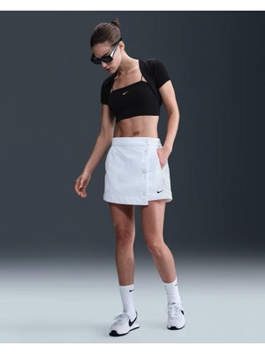 Nike Essential Woven Mr 3" Skort Kadın Beyaz Şort Etek