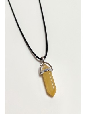 Zero Land Muratech Akik Point Kolye-Sarı