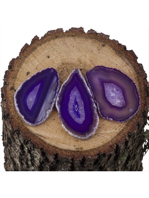 Zero Land Muratech Akik Doğaltaş Kolye Ucu-Patlıcan Moru