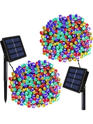 Zayka Solar Güneş Enerjili Dış Bahçe 8 Modlu 10 Metre 120 LED Dekoratif Aydınlatma