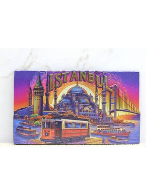 Siv Ticaret Ahşap Istanbul Temalı Magnet