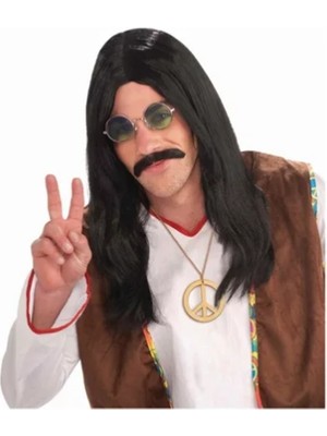 Siv Ticaret Parti Aksesuar Uzun Barış Manço Peruğu ve Bıyığı