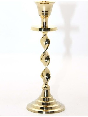 Siv Ticaret Tekli Pirinç Şamdan