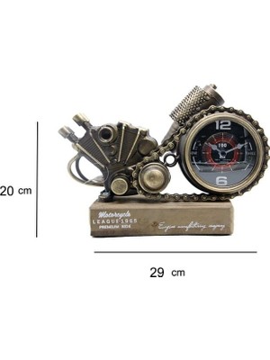 Siv Ticaret Masa Saati Motor 29.5cm