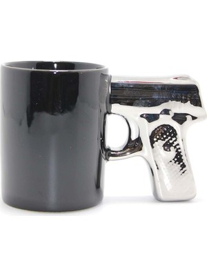 Siv Ticaret Porselen Silahlı Kupa Bardak ALK1187 Dekoratif Hediyelik