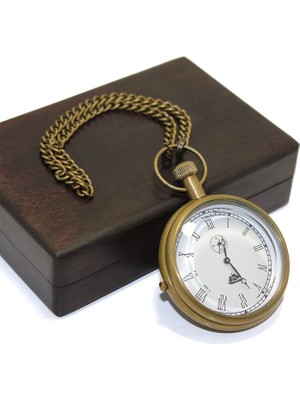 Siv Ticaret Ahşap Kutulu Köstekli Saat