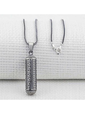 Siv Ticaret Gümüş Içi Açılabilen Muska Kabı Cevşen Kolye